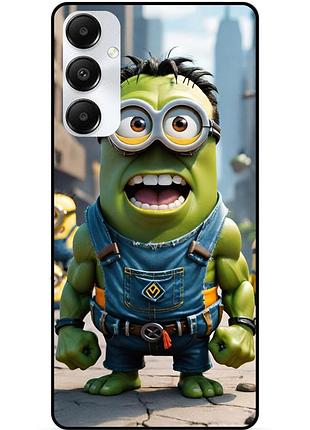 Чехол силиконовый бампер для samsung s24 с рисунком миньон халк minion