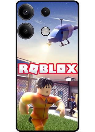 Силіконовий чохол бампер для infinix note 30 (x6833b) з картинкою roblox роблокс