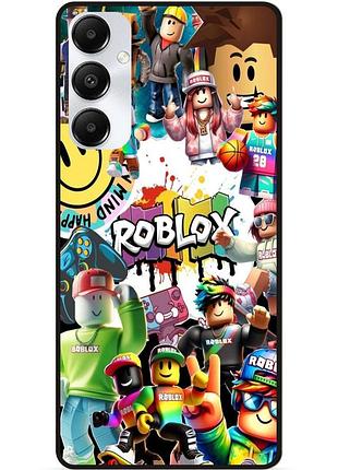 Силиконовый чехол для samsung s24 fe с рисунком роблокс roblox