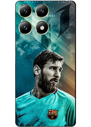 Чехол силиконовый бампер для motorola moto g86 5g с рисунком leo messi месси