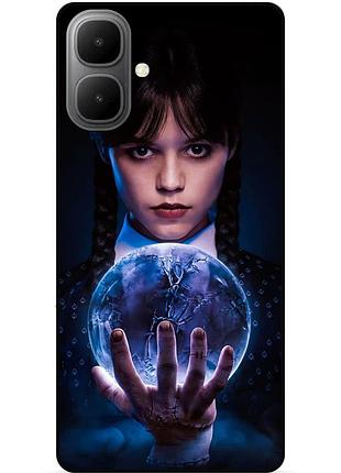 Силіконовий чохол для infinix smart 10 з малюнком уенздей wednesday