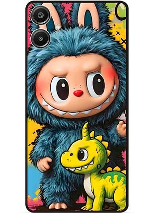 Силіконовий бампер чохол для samsung a07 з малюнком лабубу labubu