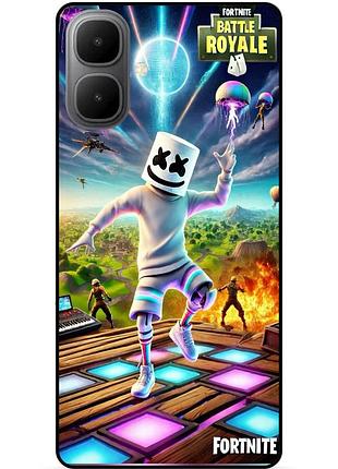 Силіконовий чохол бампер для infinix smart 10 гра fortnite фортнайт