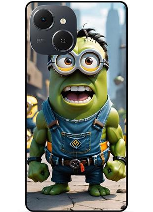 Силіконовий чохол бампер для tecno spark 40c з малюнком міньйон халк minion