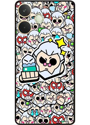 Силіконовий чохол бампер для oppo a5 pro стікери бравл байрон brawl