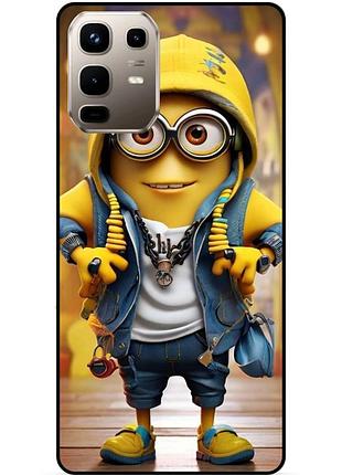 Чехол силиконовый бампер для infinix note 50 (x6858) с рисунком миньон боб minion