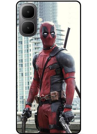 Силіконовий бампер чохол для infinix smart 10 з малюнком deadpool дедпул