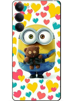Силіконовий чохол бампер для xiaomi redmi 15 з малюнком міньйон боб minion