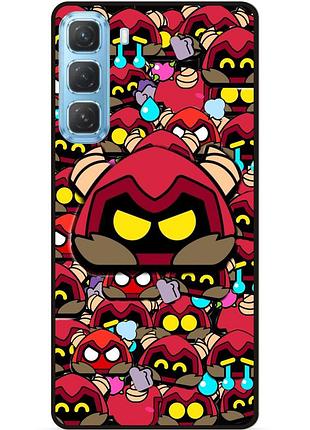 Силіконовий чохол бампер для infinix hot 60 pro (x6885) стікери бравл r-t brawl