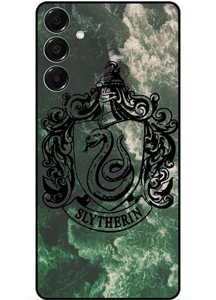 Чехол силиконовый бампер для samsung a17 с рисунком слизерин slytherin гарри поттер harry potter
