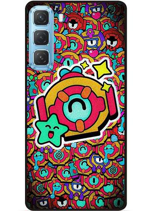 Силіконовий чохол бампер для infinix hot 60 pro plus (x6886) стікери бравл отис brawl