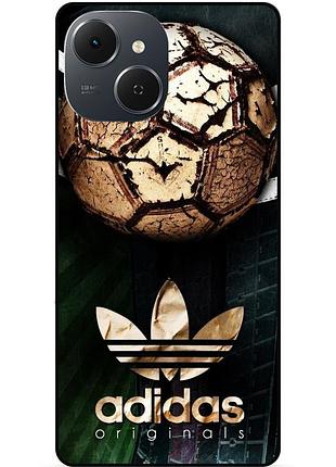 Силіконовий чохол бампер для tecno spark 40c з малюнком адідас 5