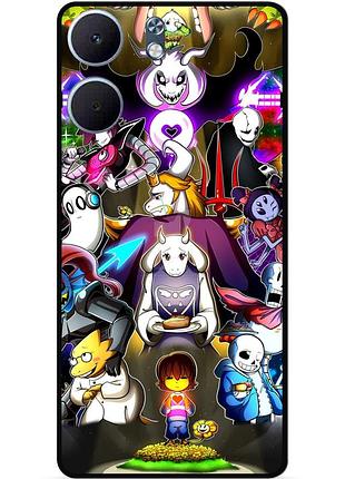 Силіконовий чохол бампер для oppo a5x з малюнком undertale андертейл