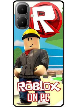 Силиконовый чехол для infinix smart 10 с картинкой роблокс roblox