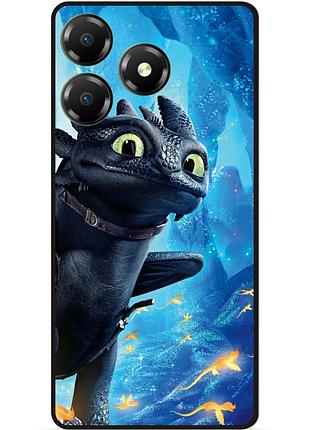 Силіконовий чохол бампер для zte blade a36 з малюнком как приручить дракона