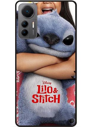 Силіконовий бампер чохол для xiaomi 12 lite стіч stitch