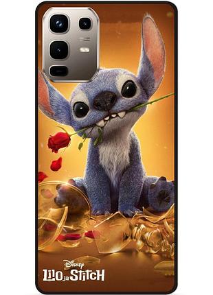 Силиконовый чехол бампер для infinix note 50 (x6858) stitch лило и стич