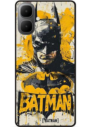 Чехол силиконовый бампер для infinix smart 10 с рисунком batman dc бэтмен