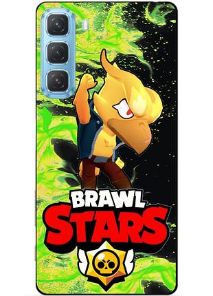 Чехол силиконовый бампер для infinix hot 60 pro plus (x6886) с героем бравл ворон феникс brawl