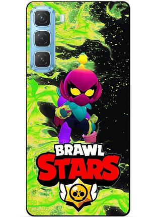 Чехол силиконовый бампер для infinix hot 60 pro (x6885) с героем бравл лили brawl