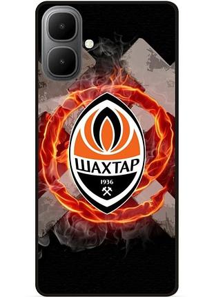 Чехол силиконовый бампер для infinix smart 10 с рисунком шахтер донецк
