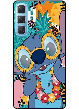 Силіконовий бампер чохол для infinix hot 60 pro plus (x6886) з малюнком стіч stitch