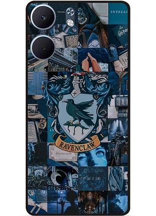 Силиконовый бампер чехол для oppo a5x с рисунком когтевран ravenclaw гарри поттер harry potter