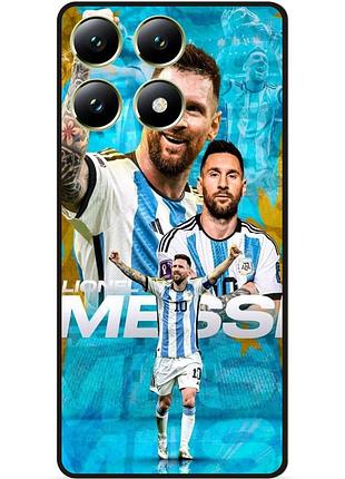 Силіконовий чохол бампер для zte blade a56 з малюнком messi мессі