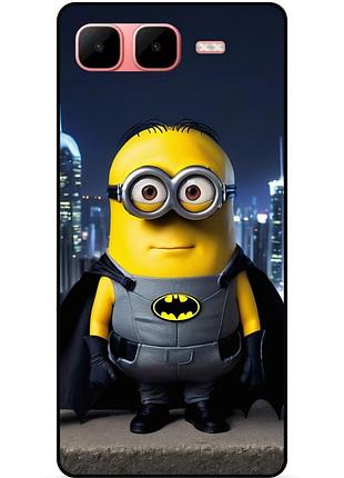 Силіконовий чохол бампер для infinix smart 10 plus з малюнком міньйон бетмен minion