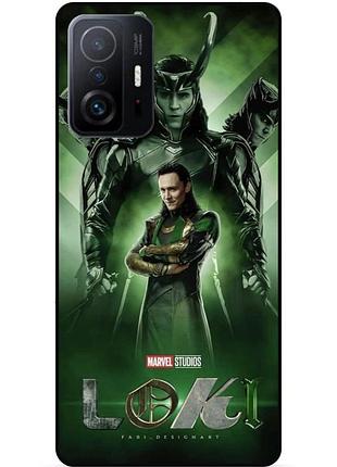 Чехол силиконовый бампер для xiaomi 11t pro с рисунком loki marvel