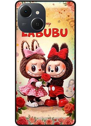 Силіконовий чохол бампер для tecno spark 40c з малюнком labubu 11