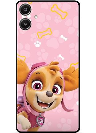 Силіконовий чохол бампер для samsung a07 з малюнком щенячий патруль