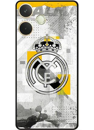 Чехол силиконовый бампер для oppo a5 pro с рисунком real madrid реал мадрид