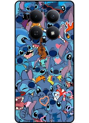 Силиконовый бампер чехол для xiaomi poco m8 pro 5g с картинкой стич stitch