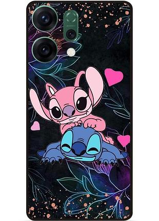 Силіконовий бампер чохол для oppo reno 14 з малюнком стіч stitch