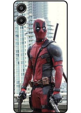 Силіконовий бампер чохол для samsung a07 з малюнком deadpool дедпул