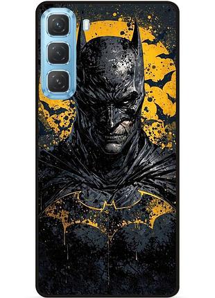 Чехол силиконовый бампер для infinix hot 60 pro plus (x6886) с рисунком бэтмен batman