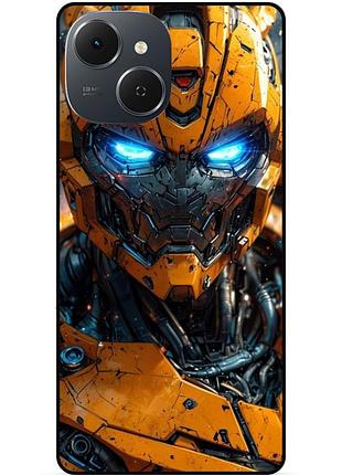 Силиконовый чехол бампер для tecno spark 40c с рисунком трансформеры 1