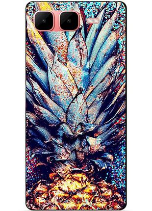 Силіконовий чохол бампер для infinix smart 10 plus з малюнком ананас