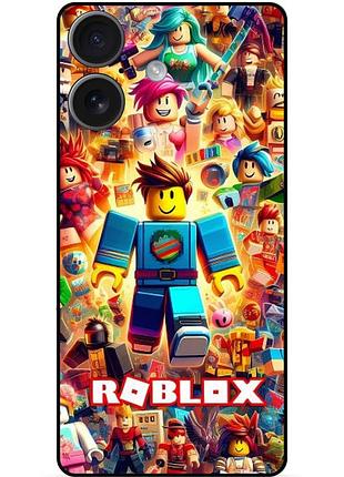 Чехол силиконовый бампер для huawei honor 400 с рисунком roblox игра роблокс