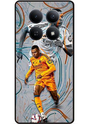 Силіконовий чохол бампер для xiaomi redmi note 15 5g з малюнком mbappe мбаппе real