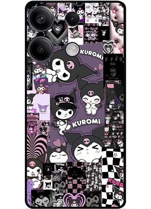 Чехол силиконовый бампер для infinix note 30 (x6833b) с картинкой kuromi куроми