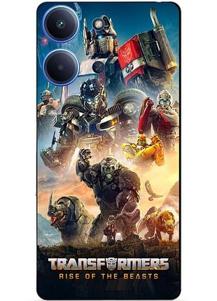 Силіконовий чохол бампер для xiaomi redmi 15c з картинкою звіробої трансформери transformers