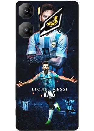 Чехол силиконовый бампер для zte nubia neo 3 5g с рисунком messi аргентина месси