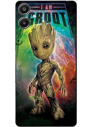 Силіконовий чохол бампер для samsung a07 з малюнком groot грут стражі галактики