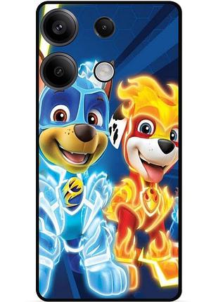 Силиконовый чехол для infinix note 30 pro (x678b) с рисунком щенячий патруль