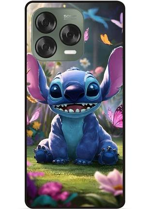 Силиконовый бампер чехол для zte nubia v70 design стич и лило stitch