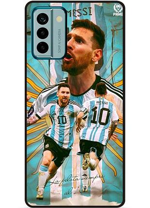 Силіконовий чохол бампер для nokia g21 з малюнком messi or мессі