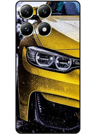 Чехол силиконовый бампер для xiaomi 14t с рисунком bmw бмв машина авто