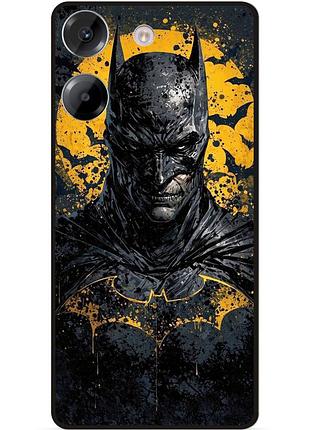 Чехол силиконовый бампер для xiaomi poco m7 pro с рисунком бэтмен batman